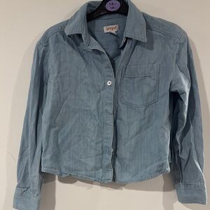 Cat & Jack Light Blue Denim Shirt